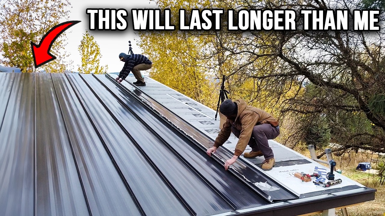 Standing seam metal roof preparation with underlayment membrane